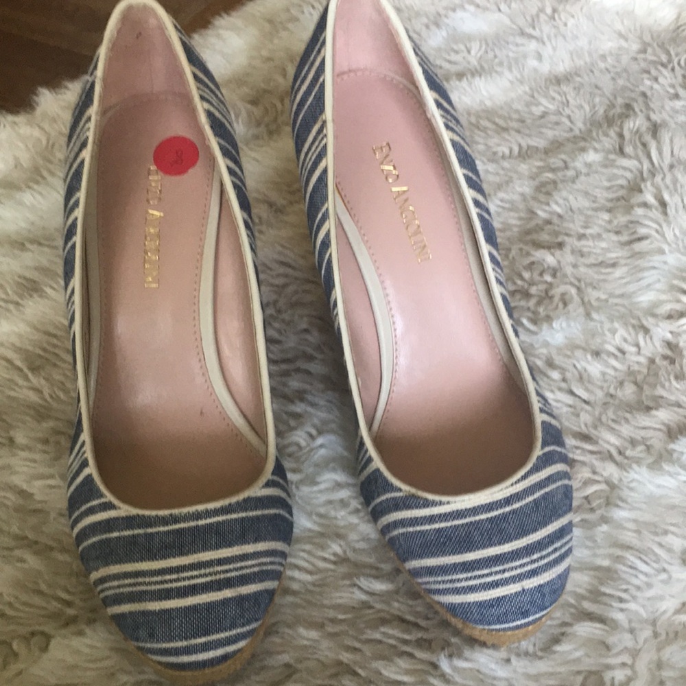 Enzo Angiolini Espadrille wedges size 8